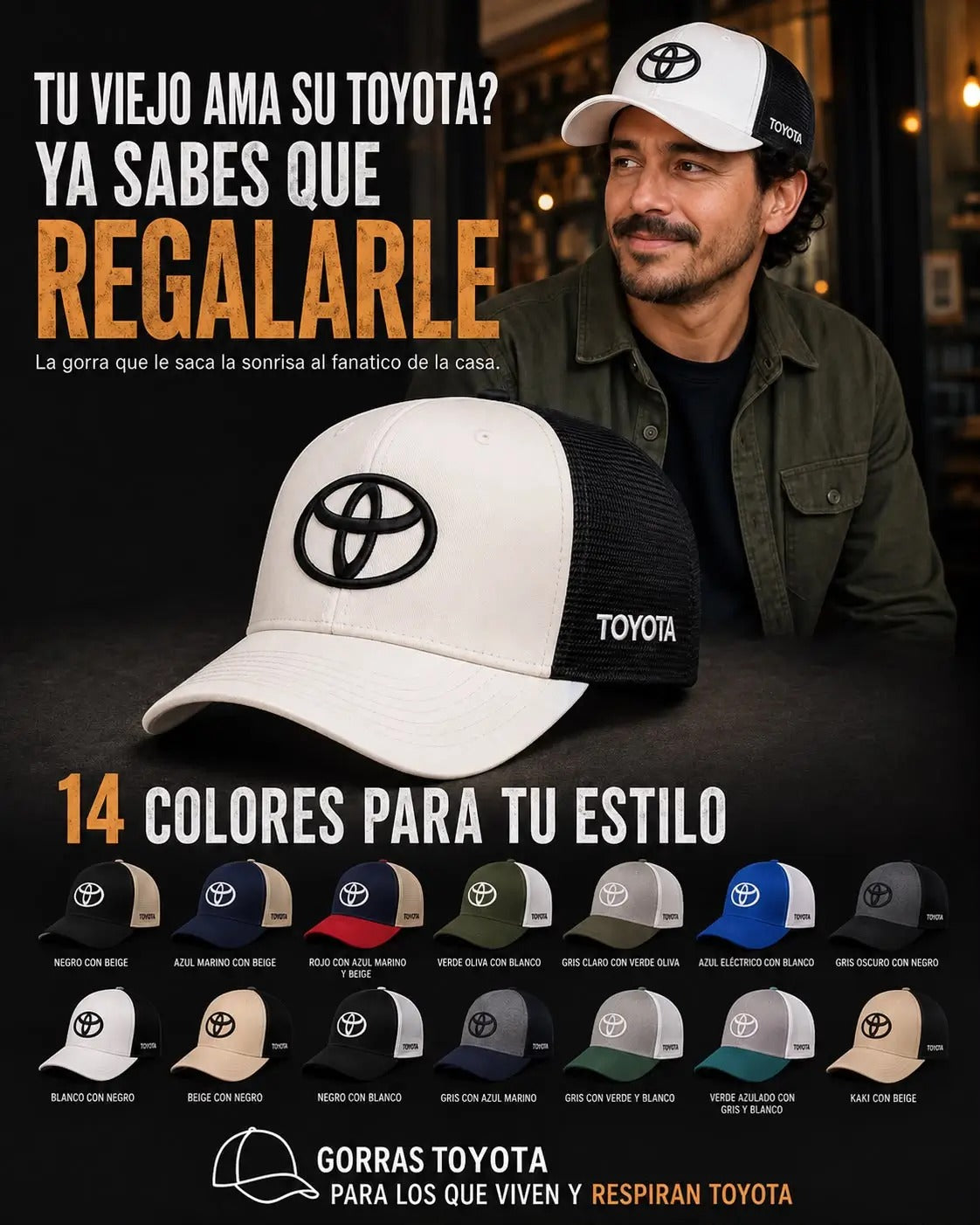 2x1 Gorra Toyota Cachucha Marca - PAGA 1 Y LLÉVATE 2