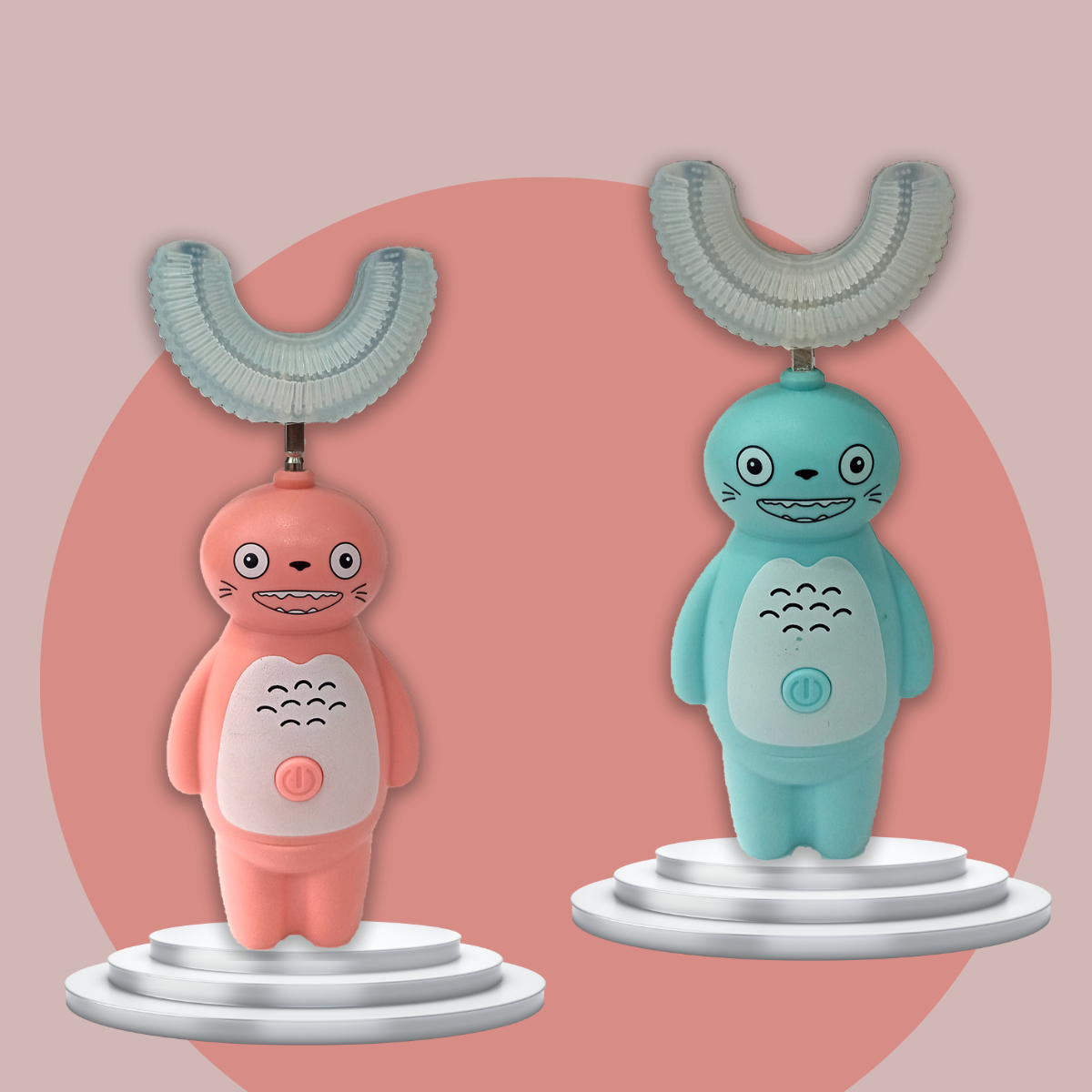 🪥 Cepillo Dental Eléctrico Infantil con Cabezal en Forma de U