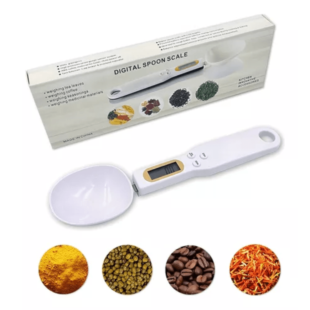 Cuchara gramera digital Premium® - Pequeño cambio, gran impacto: mide bien, come mejor
