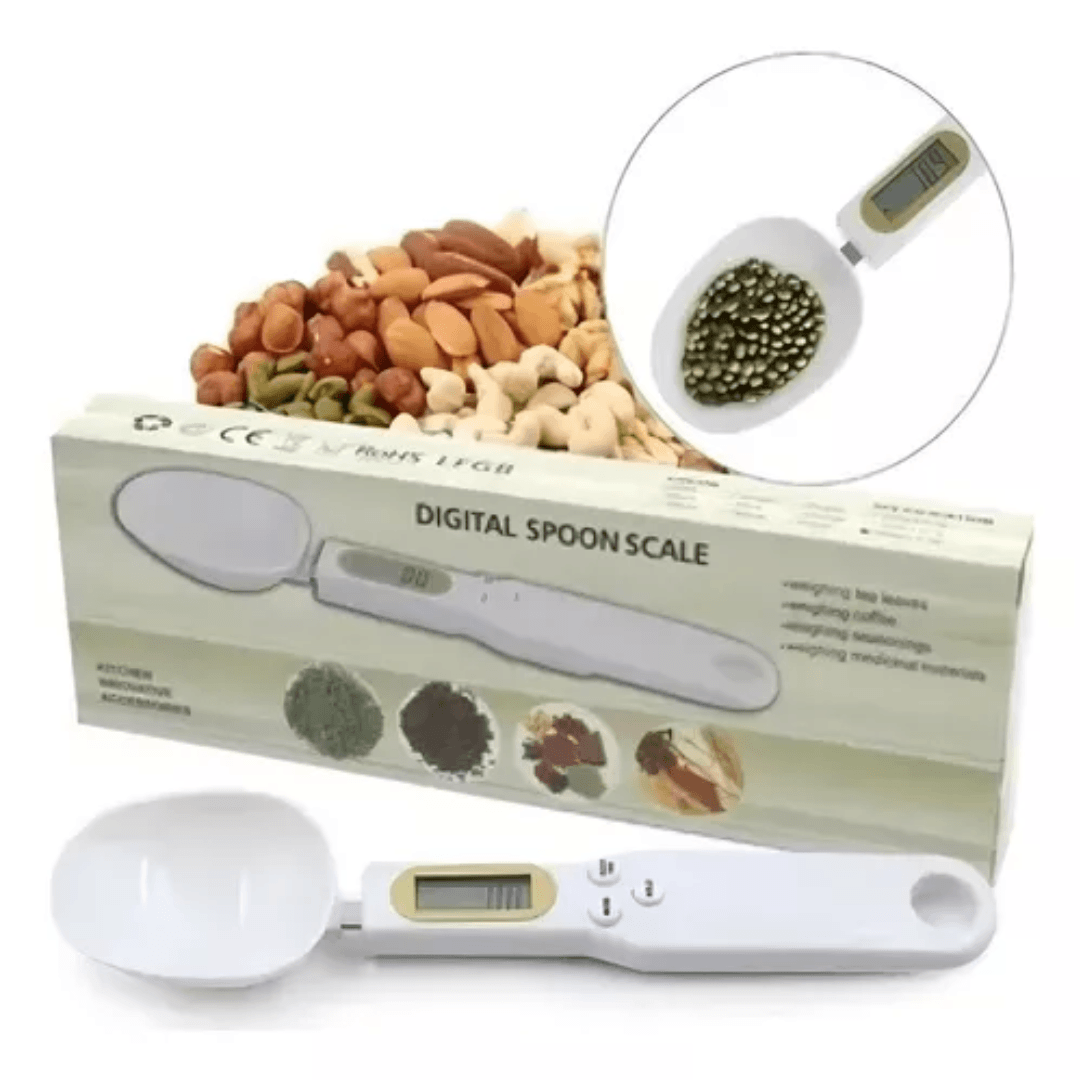 Cuchara gramera digital Premium® - Pequeño cambio, gran impacto: mide bien, come mejor