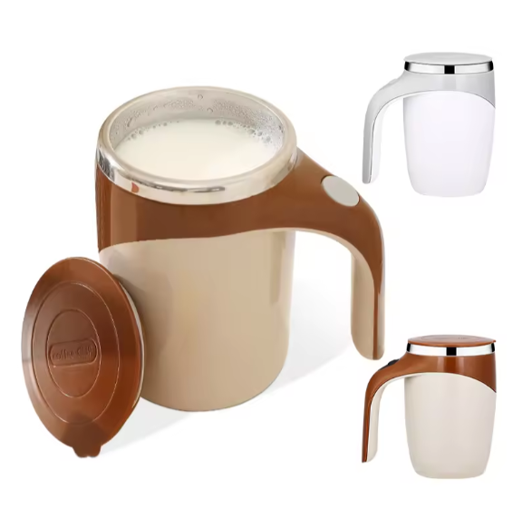 “Coffee Twist” — La taza que mezcla tu café con solo presionar un botón ☕✨