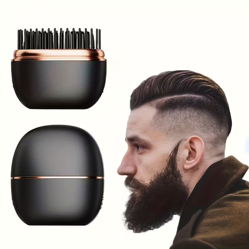 Mini Cepillo Alisadora Portátil 2 en 1 – Cabello Perfecto Donde Estés💎