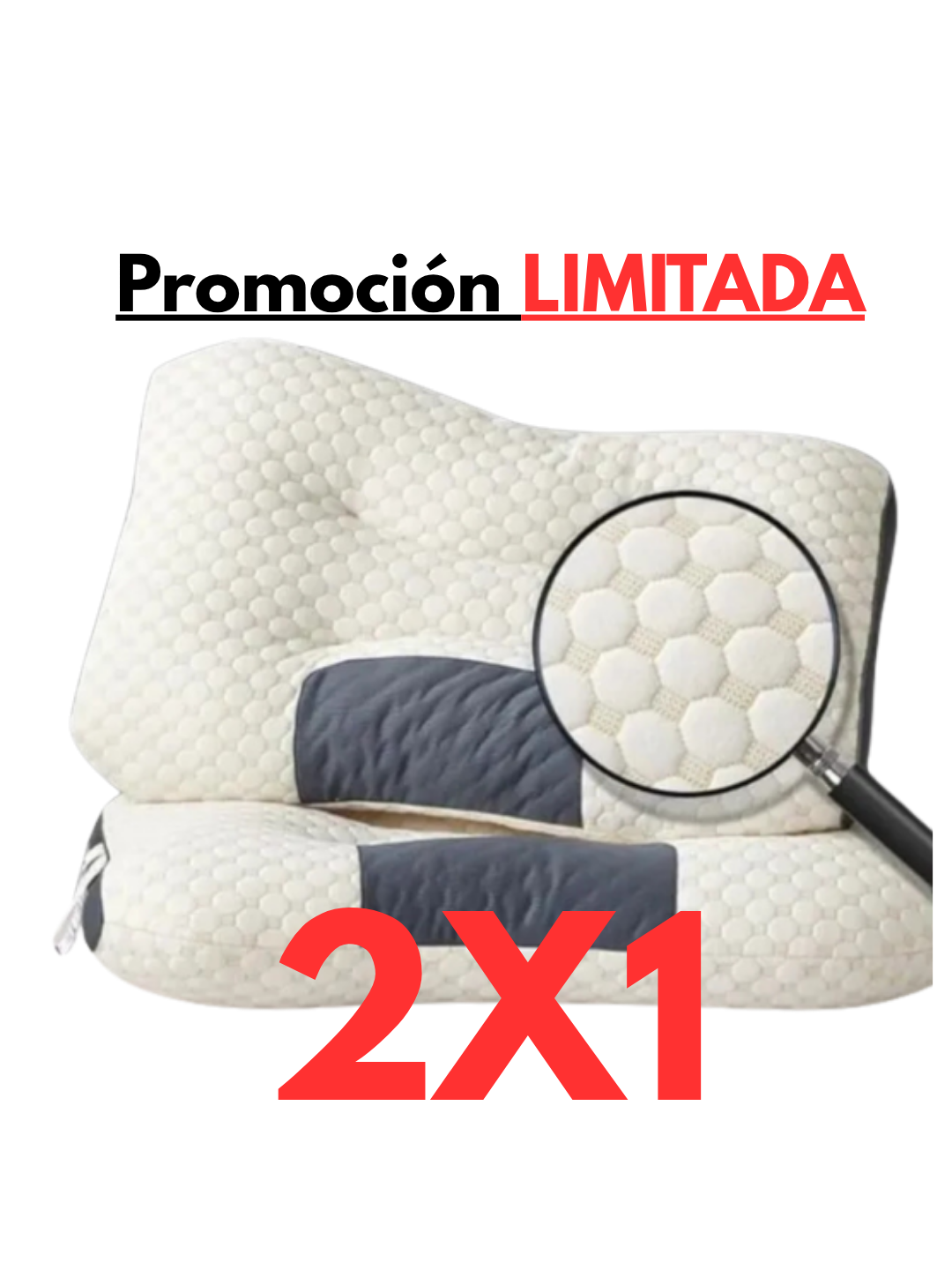 Almohada  Cojín  Cervical  Ergonómico   3D    OFERTA 2x1 LIMITADA 💥