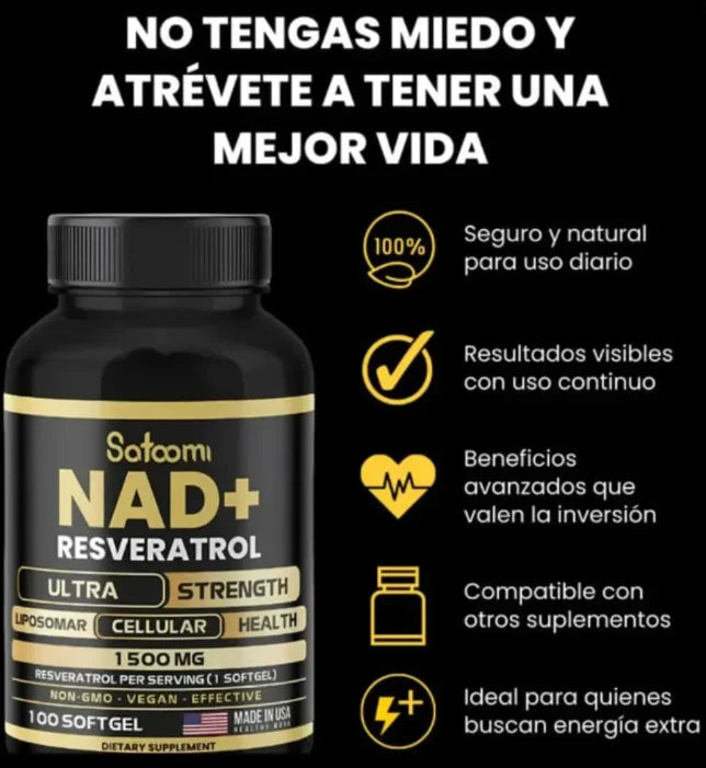 NAD resveratrol®- El combo que te hace sentir viva por dentro y suave por fuera ✨💗