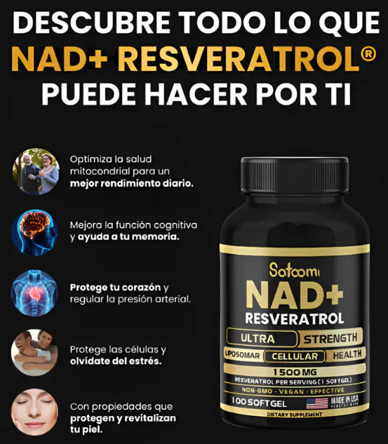 NAD resveratrol®- El combo que te hace sentir viva por dentro y suave por fuera ✨💗