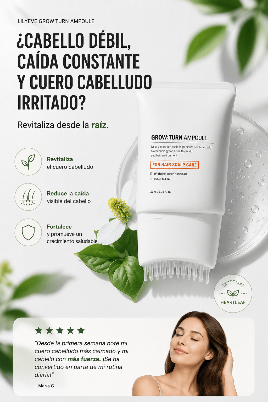 El secreto para un cabello más fuerte, denso y saludable