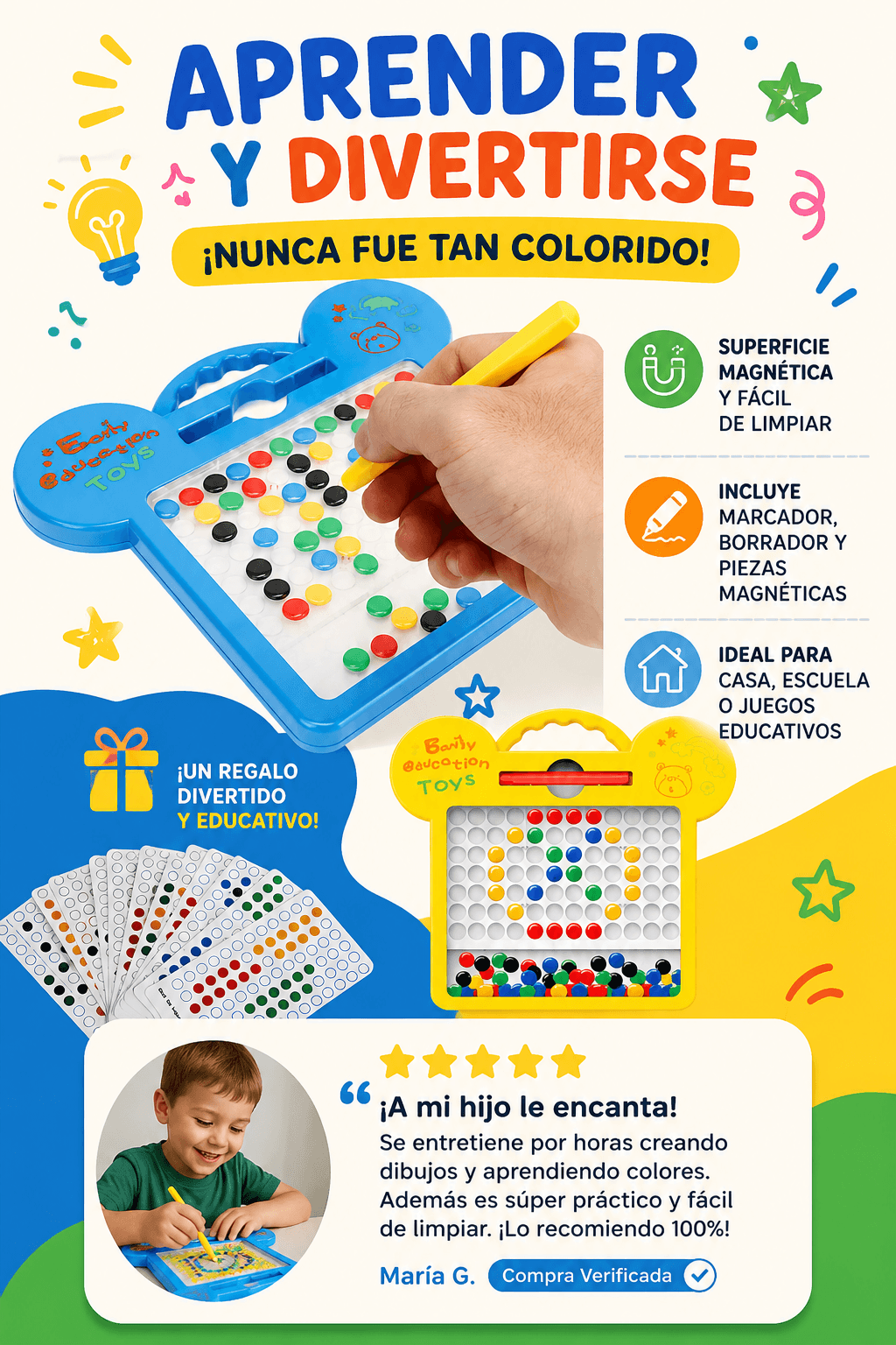Menos pantallas, más creatividad y aprendizaje