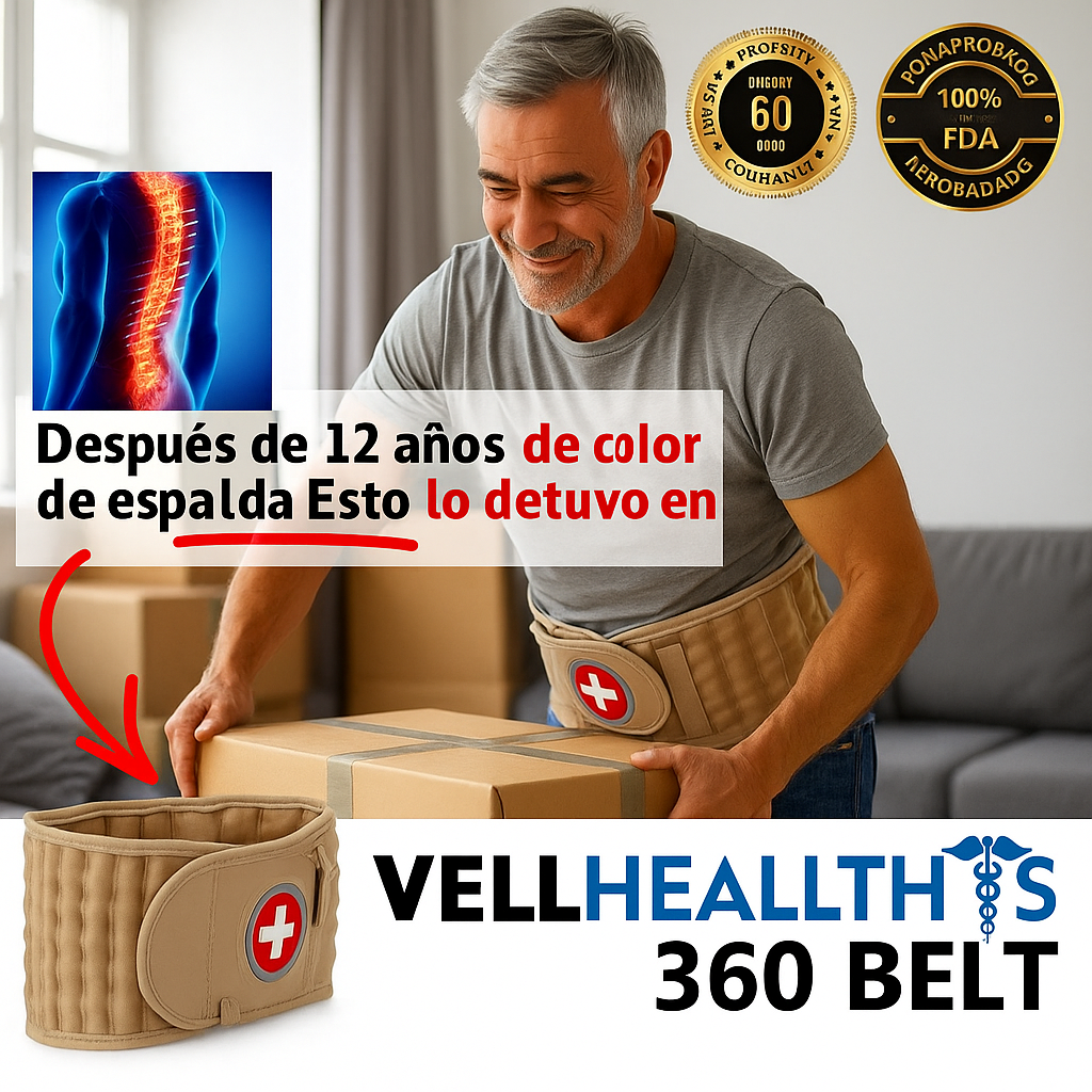 Faja Terapéutica de Descompresión Lumbar – Alivio instantáneo para tu espalda