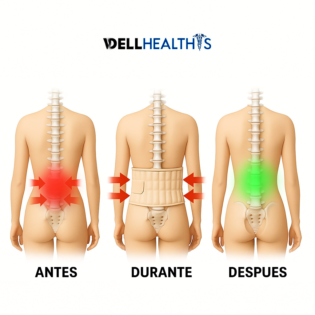 Faja Terapéutica de Descompresión Lumbar – Alivio instantáneo para tu espalda