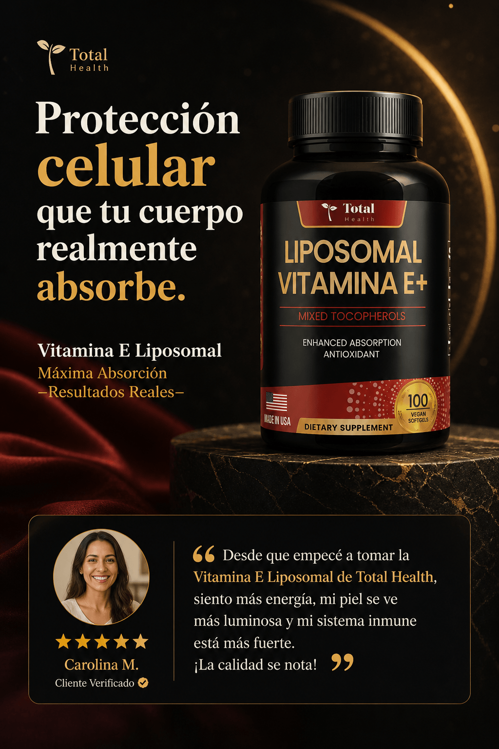 Vitamina E Liposomal de Alta Absorción: Defensa Antioxidante de Nueva Generación