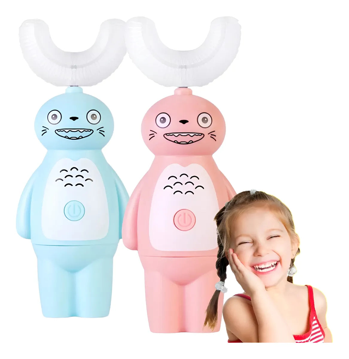 🪥 Cepillo Dental Eléctrico Infantil con Cabezal en Forma de U