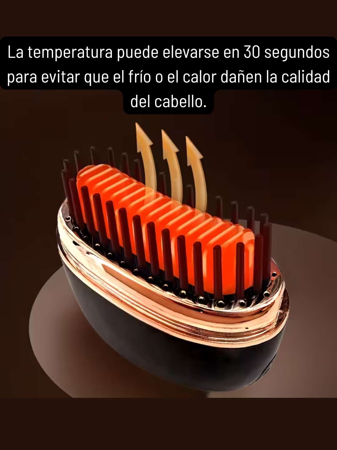Mini Cepillo Alisadora Portátil 2 en 1 – Cabello Perfecto Donde Estés💎