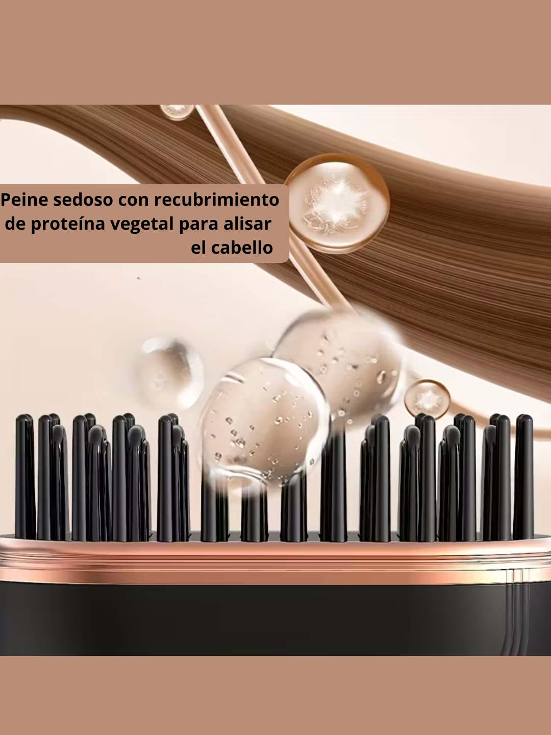 Mini Cepillo Alisadora Portátil 2 en 1 – Cabello Perfecto Donde Estés💎