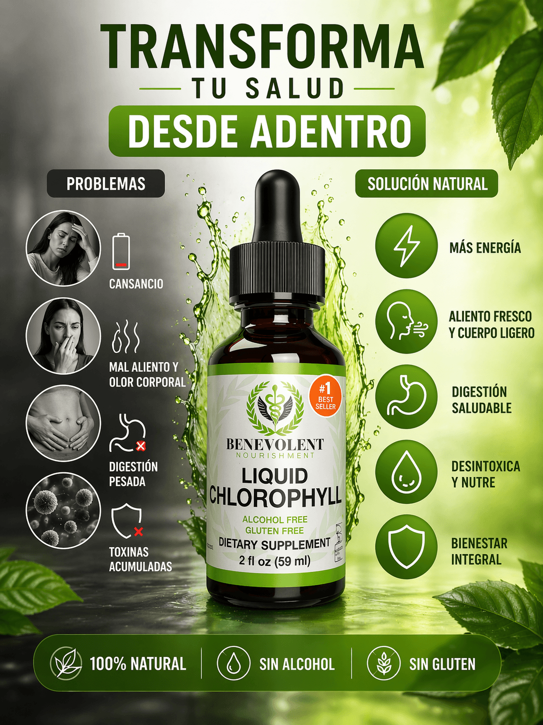 Menos toxinas. Más energía. Mejor digestión. La forma natural de sentirte mejor cada día