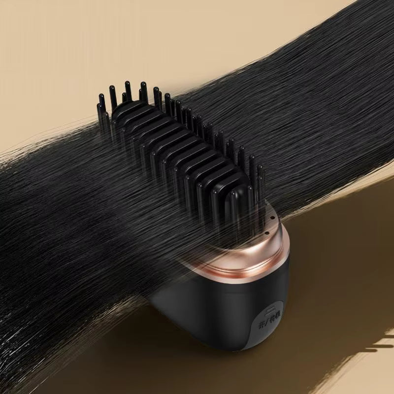 Mini Cepillo Alisadora Portátil 2 en 1 – Cabello Perfecto Donde Estés💎