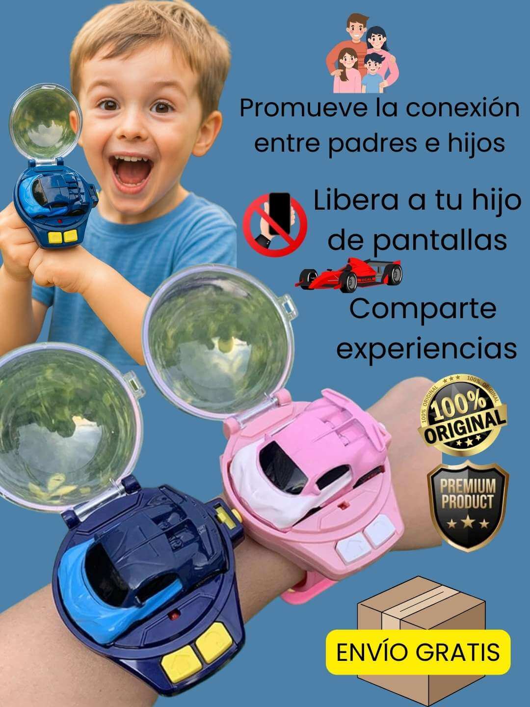 Diversión sin Límites: El Reloj-Control Que Todos los Niños Aman- SUPER CAR PRO®