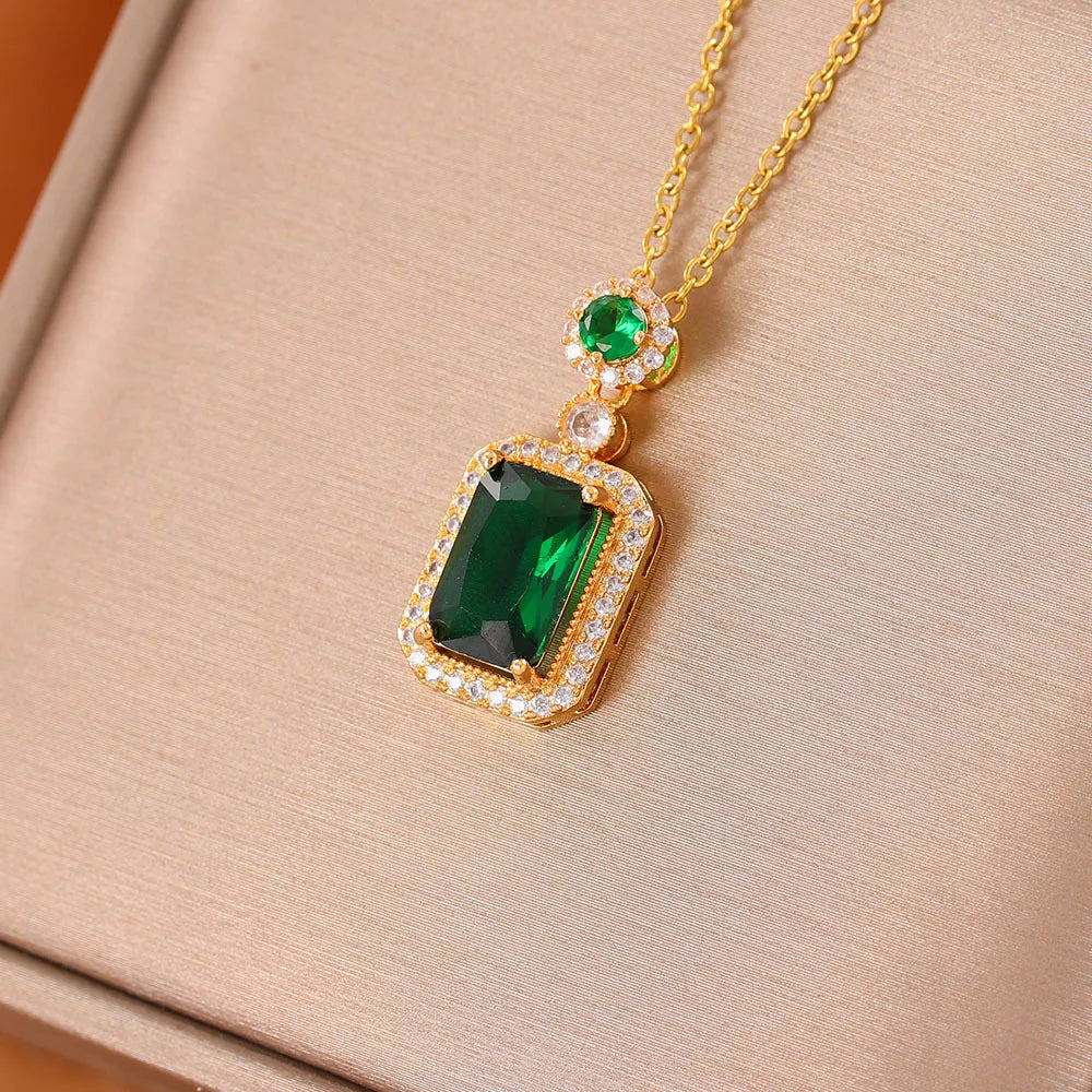 💚 LUCHORO – Combo Esmeralda Elegancia: el detalle perfecto para brillar en cada ocasión