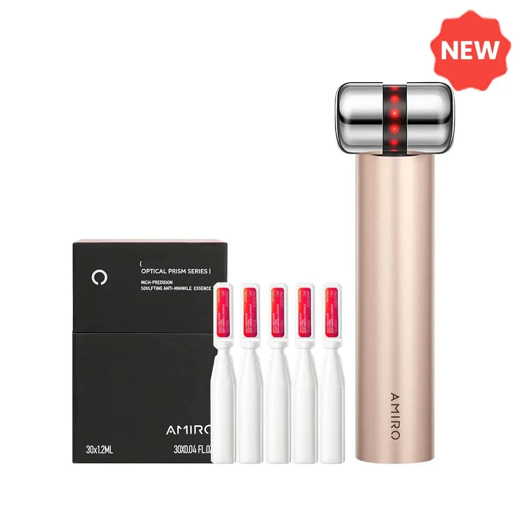 HydraGlow Booster®: Tecnología de luz roja + microcorriente para una piel visiblemente más luminosa