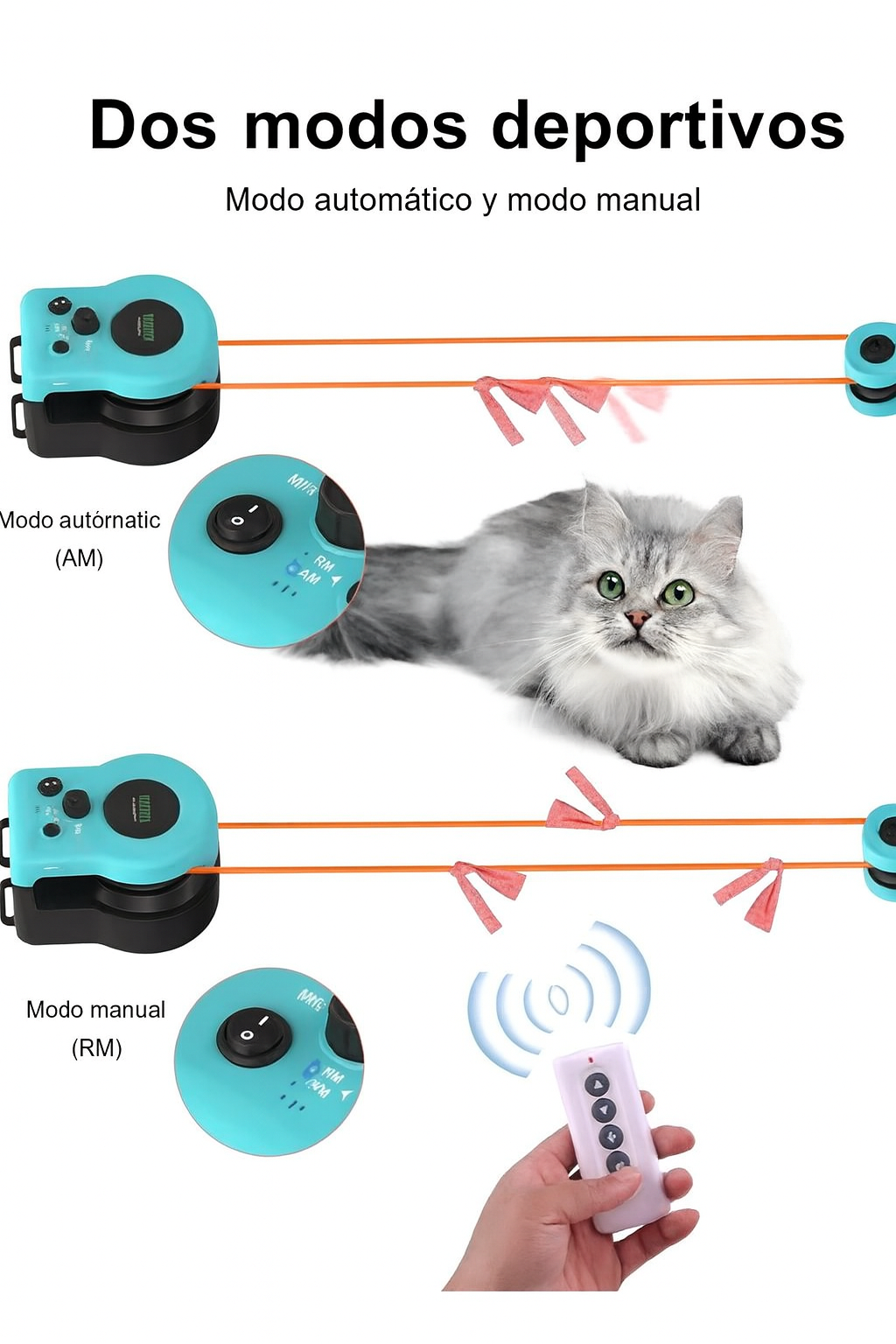 JUGUETE INTERACTIVO PARA GATOS® 😸
