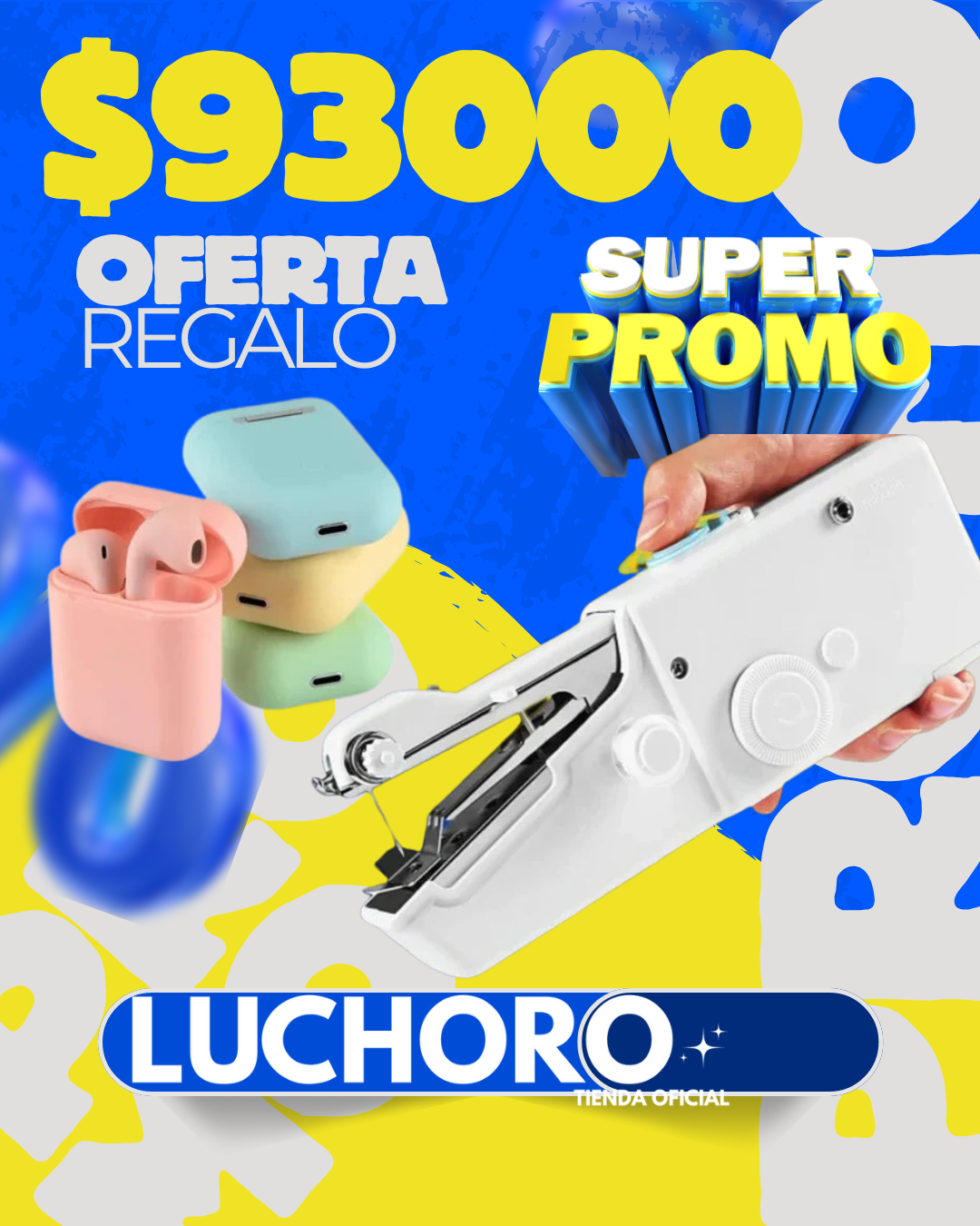 ✨ Combo Práctico: Cose al Instante + Audífonos de Regalo 🎧