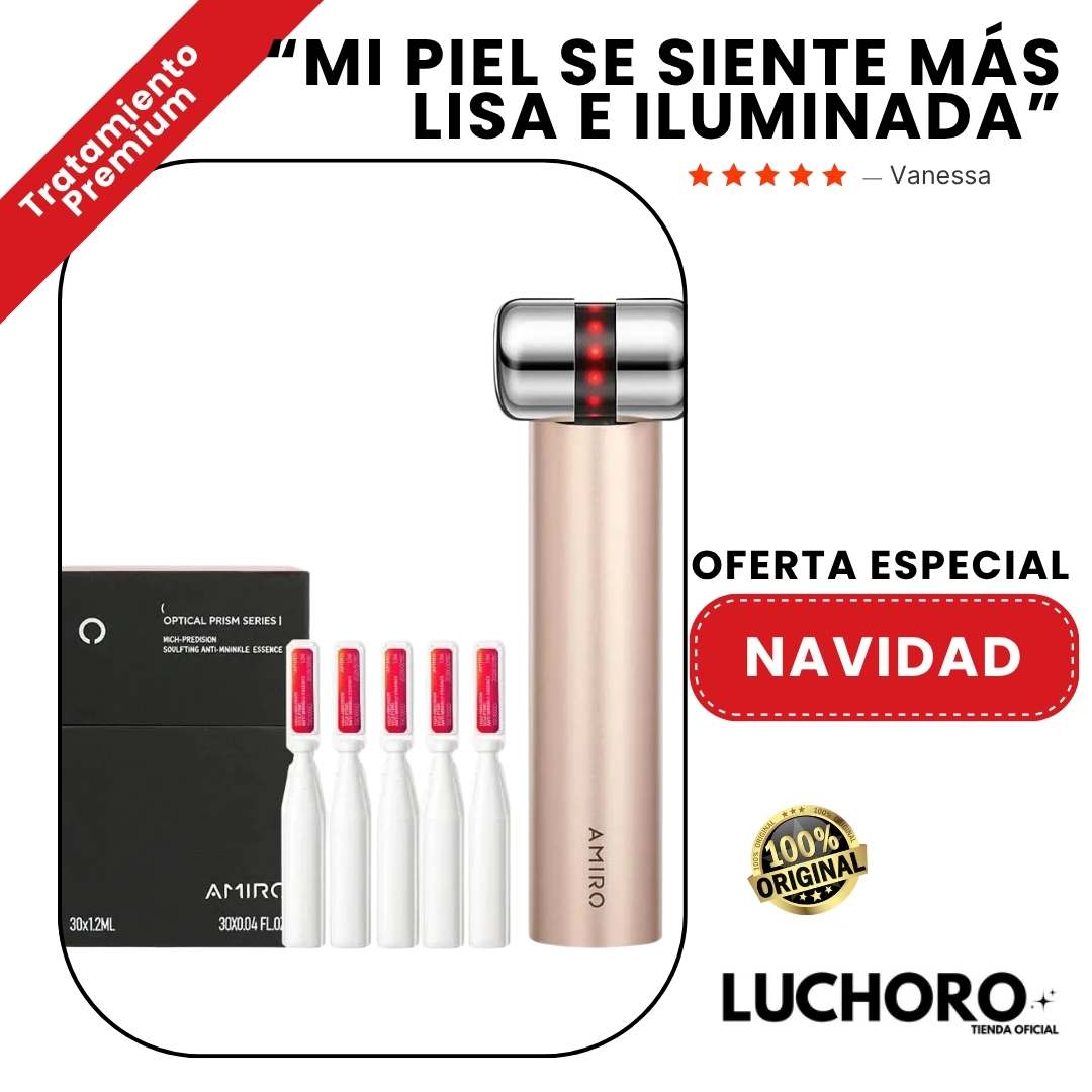 HydraGlow Booster®: Tecnología de luz roja + microcorriente para una piel visiblemente más luminosa