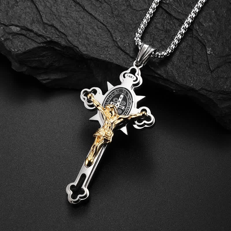 ✝️ Collar Medalla de San Benito, Luchoro® – Protección, Fe y Fortaleza