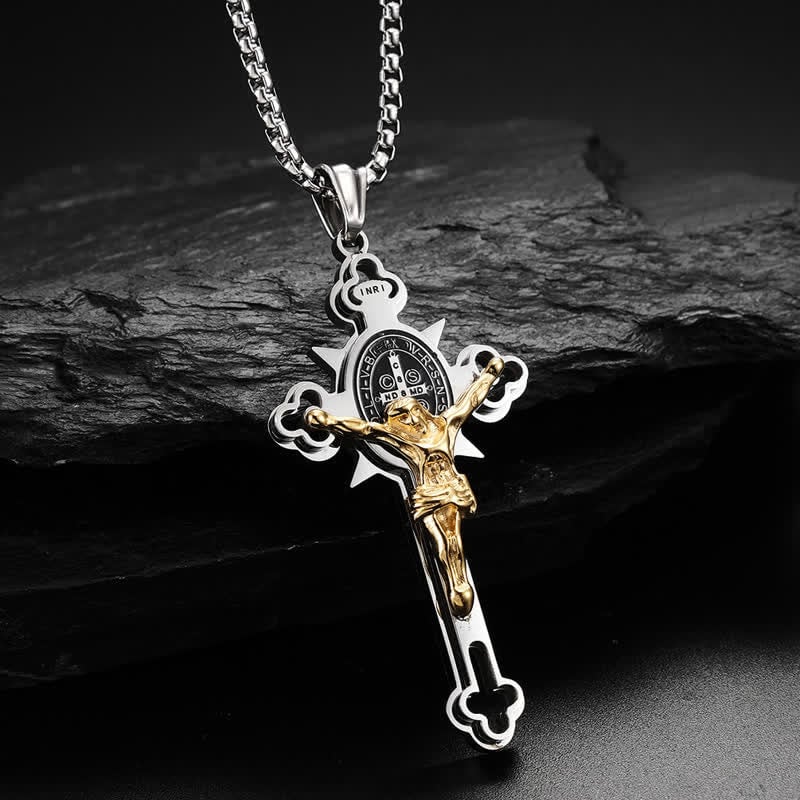 ✝️ Collar Medalla de San Benito, Luchoro® – Protección, Fe y Fortaleza